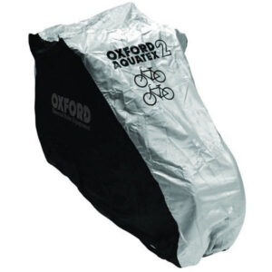 OXFORD - AQUATEX BICYCLE COVER - 2 BIKES - BLACK/SILVER